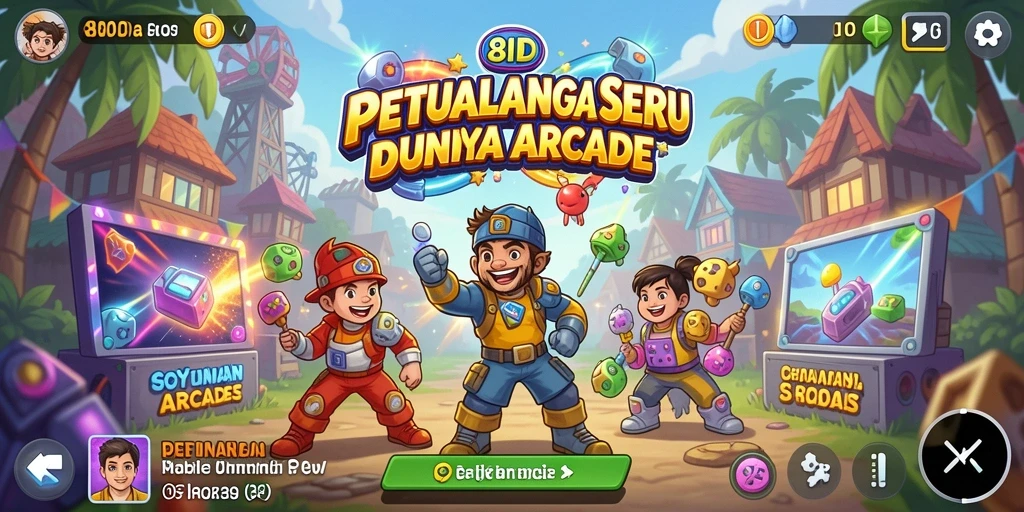 Tampilan gameplay seru dan penuh aksi di 8ID.