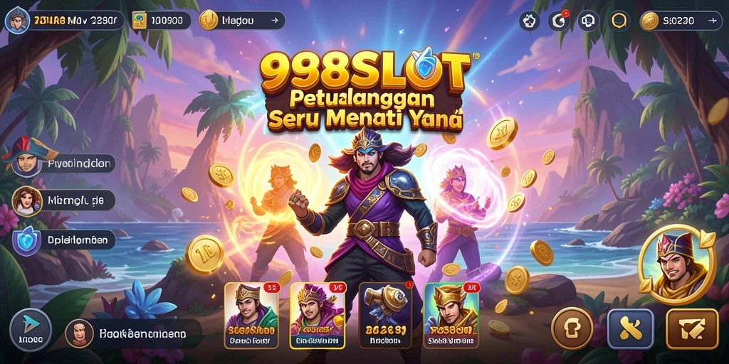 Screenshot gameplay 988SLOT menampilkan aksi seru dan petualangan mendebarkan.