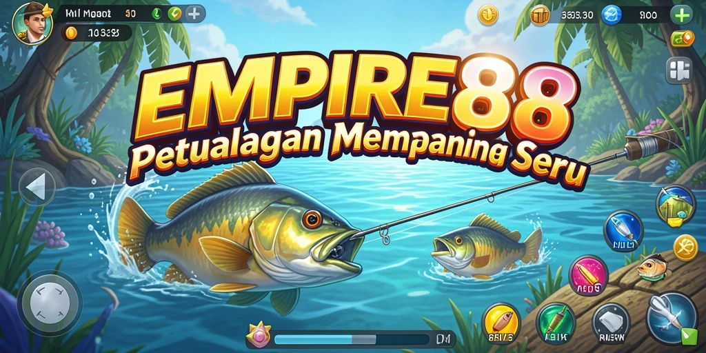Tampilan gameplay <strong>EMPIRE88</strong> yang menakjubkan dengan aksi memancing yang seru.