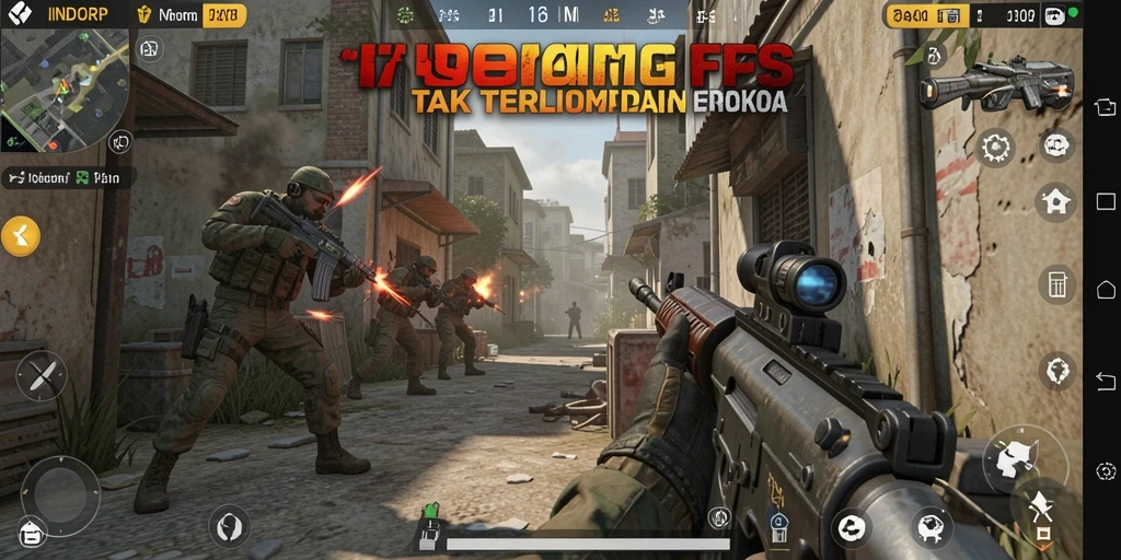 Tampilan dinamis dari pertempuran FPS di INDORP.