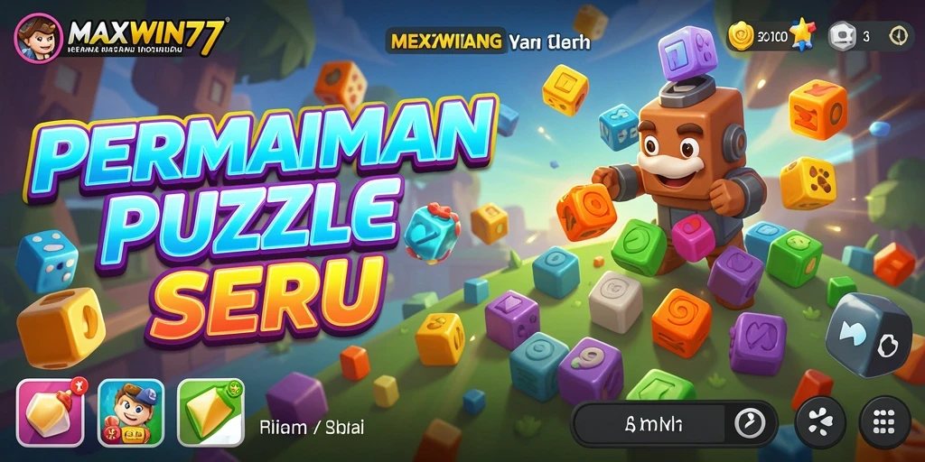 Screenshot utama MAXWIN77 menampilkan gameplay Puzzle yang seru dan menantang.