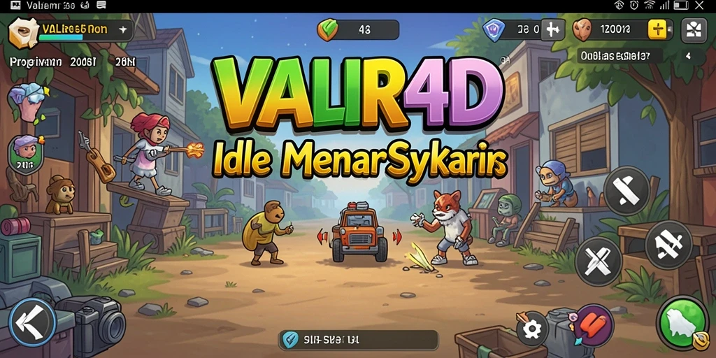 Tampilan gameplay <strong>VALIR4D</strong> yang mengasyikkan dan penuh warna.