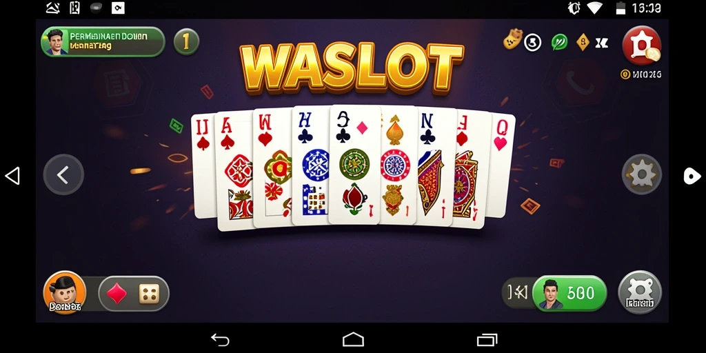 Screenshot utama <strong>WASLOT</strong> menampilkan gameplay seru Domino.