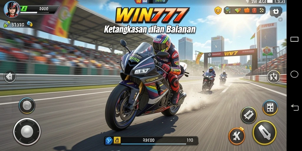 Gameplay seru balapan motor di WIN777 dengan grafis menawan.